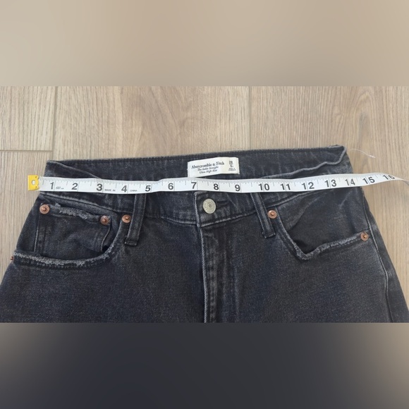 Abercrombie & Fitch Dark Gray Denim Jeans 🖤🐼 - Picture 7 of 9